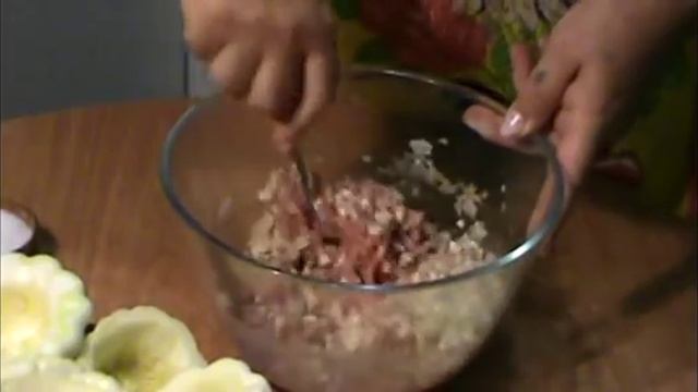 Фаршированные патиссоны. смотреть онлайн