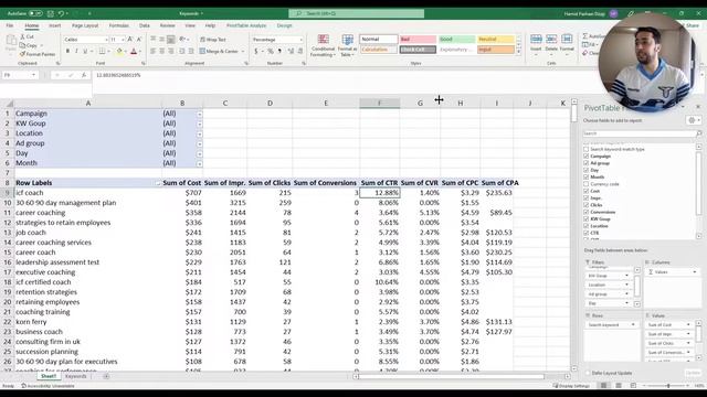 Analyze Google Ads Reports in Excel Pivot Tables смотреть онлайн
