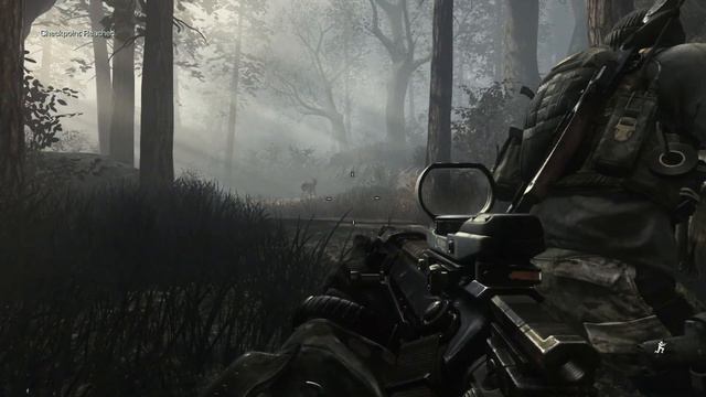 Call of Duty: Ghosts - No Mans Land: Logan, Hesh Slide Down Hill Into a Pack of Wolves Sequence смотреть онлайн