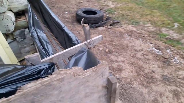 ФУНДАМЕНТ ЗА 52 000 РУБ .СТРОЮ ДОМ ВОКРУГ СТАРОЙ ИЗБЫ (ЧАСТЬ 1) смотреть онлайн