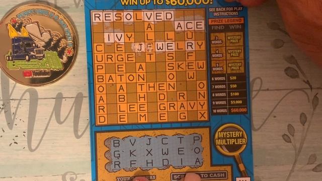 NEW YORK LOTTERY TICKET MYSTERY MULTIPLIER CASHWORD смотреть онлайн