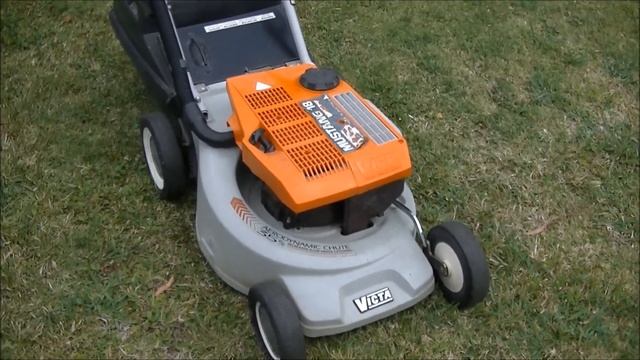 Victa mustang push mower смотреть онлайн