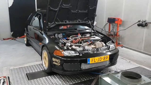 Dolf Dyno Tuned Honda Civic EG5 Dart B18C Block 2.0 Custom Holset HX50 Turbo Euro 98 Pump Fuel 2 смотреть онлайн