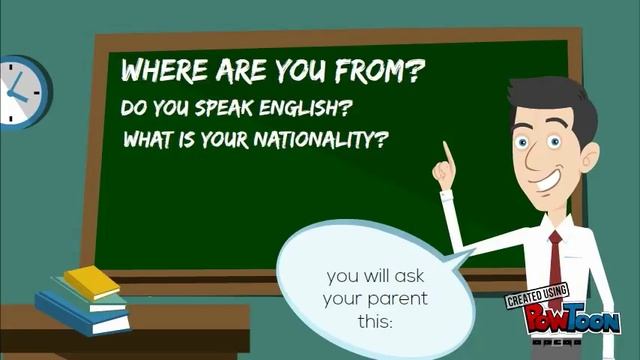 English class: Countries and nationalities test. смотреть онлайн