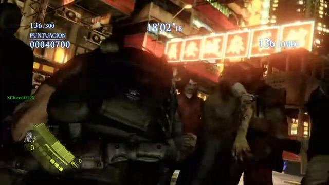 RESIDENT EVIL 6 Chris 300 Combo Mercenarios Sin Piedad Duo - Caos urbano (PS4) смотреть онлайн