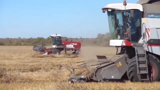 Работяги! клип о комбайнерах. Песня И.Растеряева-