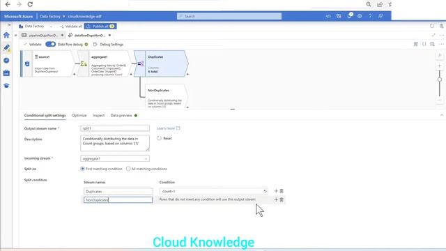 Find Duplicates and Non Duplicates Records | Deduplication in Data Factory | #azuredatafactory смотреть онлайн