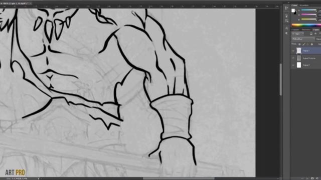 ⚫ HOW TO INK drawings in PHOTOSHOP смотреть онлайн