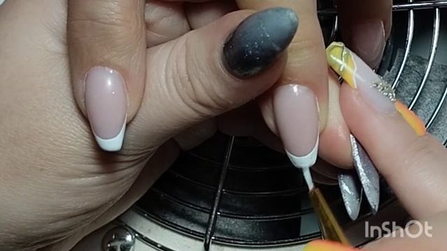 френч весенний дизайн коррекция #shorts#nails#nailsart