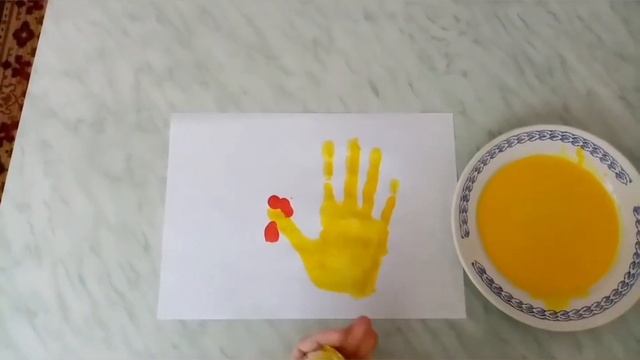 Нетрадиционная техника рисования ладошками "Петушок" 1 младшая группа-2 смотреть онлайн