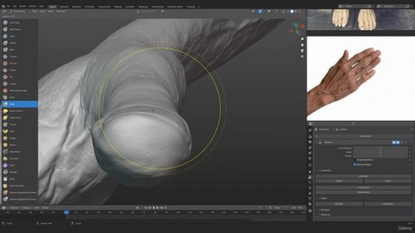 Creating a Hero Weapon for Games - Часть 18 - Body Fixes