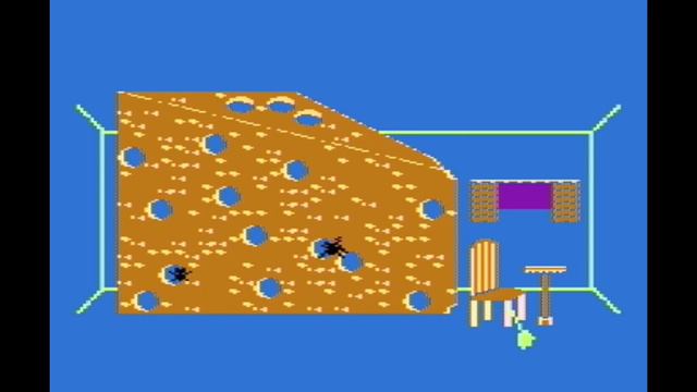 Atari 400 800 XL XE COMPUTERS - Game ALLEY CAT BY BILL WILLIAMS - смотреть онлайн