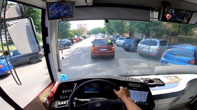 20 маршрут в Ужгороде глазами водителя автобуса смотреть онлайн