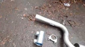 Фольксваген Пассат B6 замена резонатора и глушителя