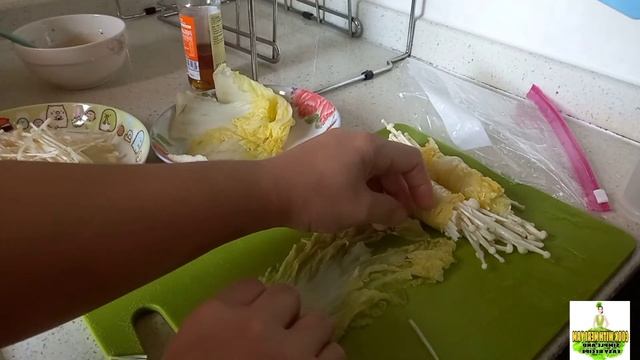 Enoki Mushroom Cabbage rolls | Chinese cabbage Recipes смотреть онлайн