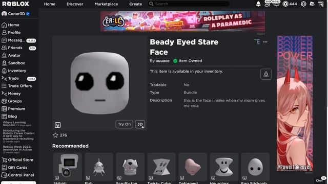[FREE ITEM] How to get the YIPPIE DYNAMIC HEAD (BEADIE EYED STARE FACE) | Roblox смотреть онлайн