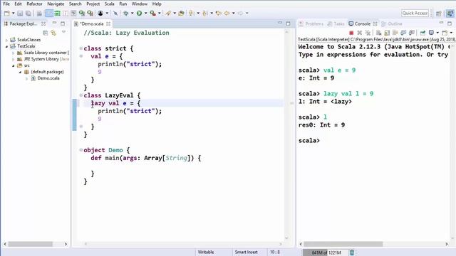 Scala Tutorial 30 - Scala Lazy Evaluation смотреть онлайн