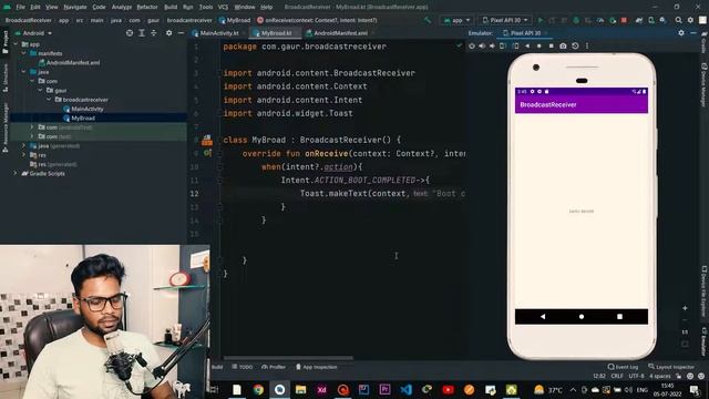 Broadcast Receiver in android | Android | Kotlin | Himanshu Gaur | смотреть онлайн