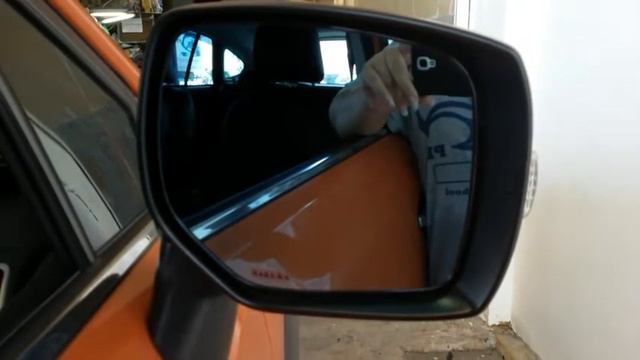 TURN SIGNAL BLUE MIRROR WITH LED FOR SUBARU XV YR 036