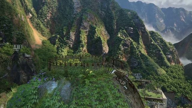 Ambience/ASMR: View from above 360 degree loop Uncharted 4 | Chill Relaxing In-game Vibes смотреть онлайн