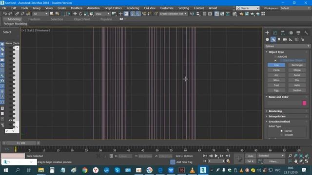 Как сделать декоративную стенку в 3d Max