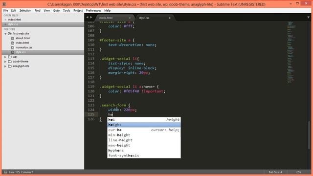 Курс HTML и CSS - Форма поиска в сайдбаре [Урок 18] смотреть онлайн