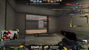Симпл тренируется на дезматче перед играми|Team NaVi player s1mple play DM (DeathMatch) CS:GO