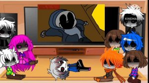 Glitchtale react to Last Breath sans vs Vhs sans