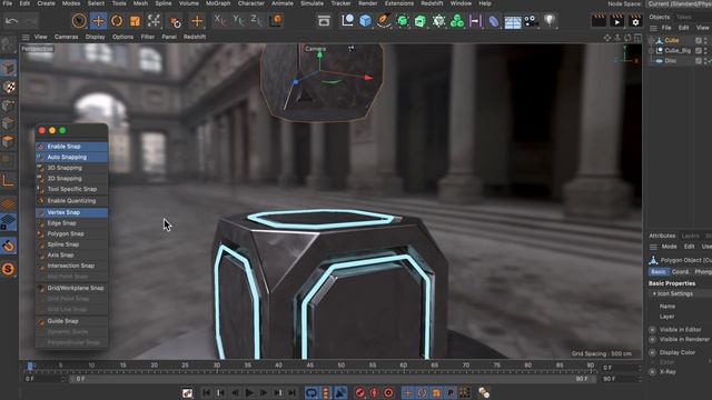 Tip - 343: How To Use Axis Extension In The Move, Rotate And Scale Tools In Cinema 4D