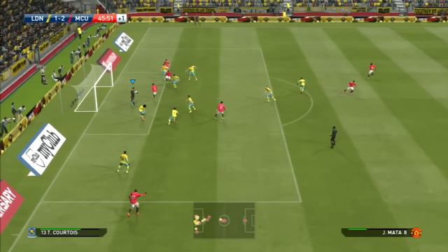 PES 2016 Chelsea (London fc) Vs Manchester United 2-3 PS3 HD смотреть онлайн