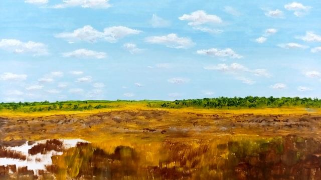 Painting landscape summertime | Рисование пейзажа лето смотреть онлайн