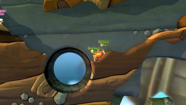 Worms Battlegrounds PS4 XBOX ONE Gameplay смотреть онлайн