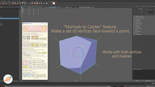 Ninjin Normals | Vertex Normal Edit Tool for Autodesk Maya | 2023 смотреть онлайн