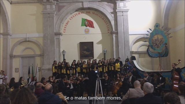 Eurico Carrapatoso - Ó Serpa (excerto) - Coro e Orquestra Médicos de Lisboa (11.12.2019, Alfama) смотреть онлайн