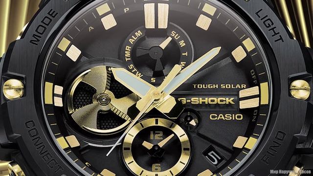 G-SHOCK расширяет свою коллекцию G-STEEL новой, украшенной золотом моделью GST-B100