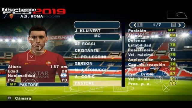 تحميل PES 2019 PPSSPP Android أفضل مجموعة جديدة للرسوم والتحويلات بحجم 900 ميغا بايت смотреть онлайн