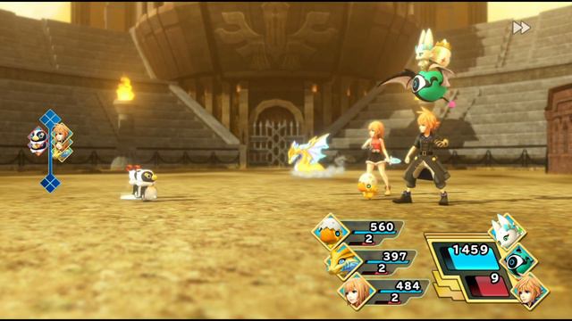 Красочный World Of Final Fantasy #17 {PS4} — Битвы в Колизее