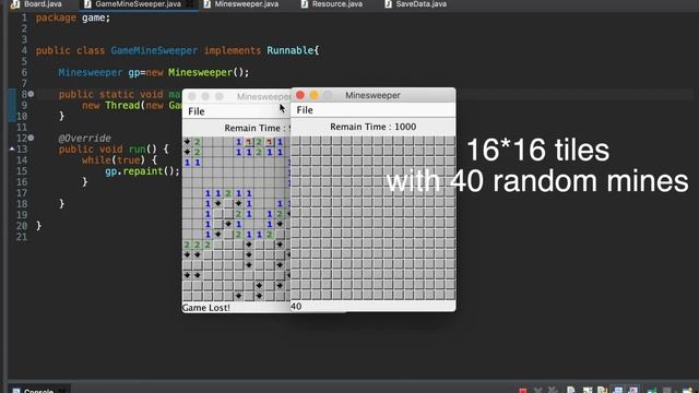 Java Game Programming - Develop a Minesweeper Game смотреть онлайн