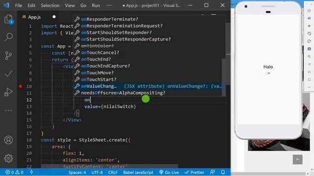 Menggunakan Switch React Native Elements // Belajar React Native смотреть онлайн
