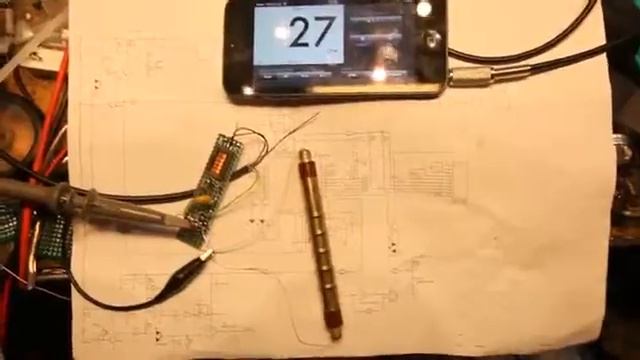 geigerbot and SBM20 Geiger tube. Счётчик гейгера для iPhone за два часа. смотреть онлайн