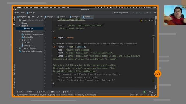 Golang e Cobra: Criando aplicações Command Line Interface смотреть онлайн
