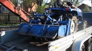 Японский минитрактор. Перевозка .