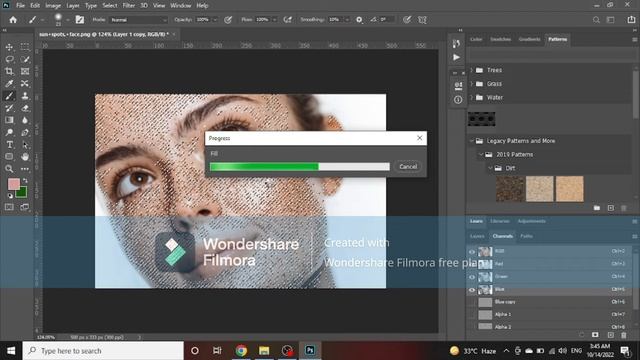 how to remove blemishes and make shining face in photoshop смотреть онлайн