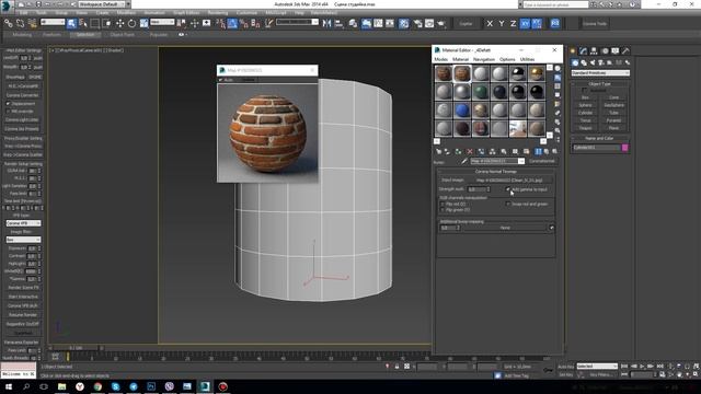 Создание материала кирпича в corona, 3ds max смотреть онлайн