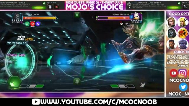 Mojo's Choice - Threat Level 5 - Week 01 - Side Quest - Jan 2023 смотреть онлайн