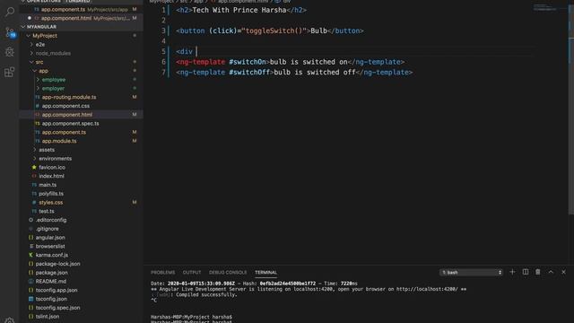 19.Angular 8 Tutorials - Structural Directives - ngIf смотреть онлайн