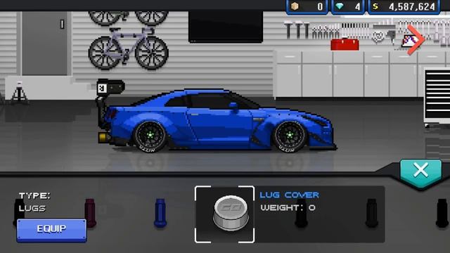 Pixel Car Racer - Pro Tournament Tune - Nissan R35 GT-R смотреть онлайн