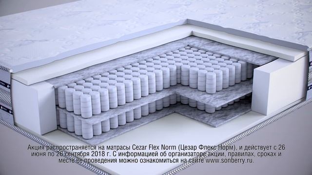 Матрас Sonberry Essential Cezar Flex Norm со скидкой 50% смотреть онлайн