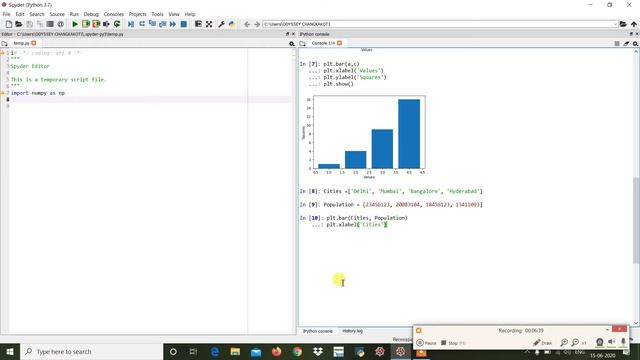Python Pandas-Bar chart practical-1 смотреть онлайн