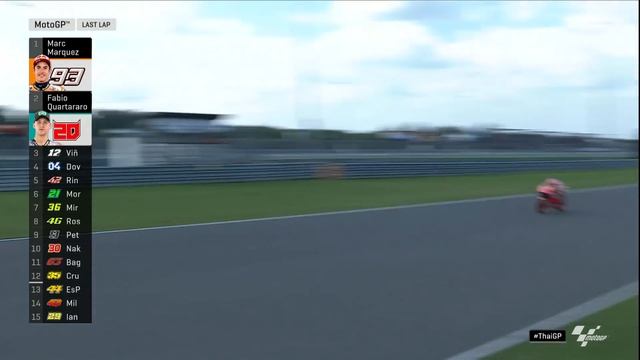 The Champ vs the rookie, their last 2 laps of the 2019 #ThaiGP! смотреть онлайн